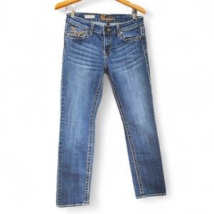 Kut from the Kloth Stevie Straight Leg Blue Jeans - 6